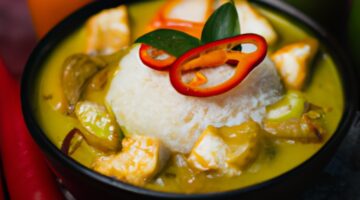 Hovězí thajské curry s kokosem