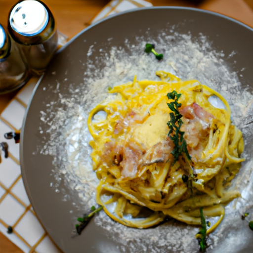 Spaghetti carbonara s pancettou a vejc3adrec3adm