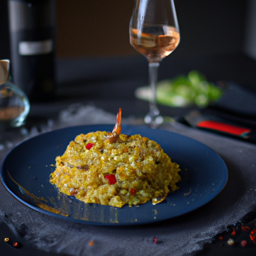 Risotto s hřiby a šafránem