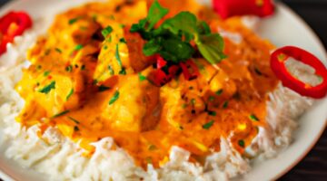 Tikka masala kuře s rýží