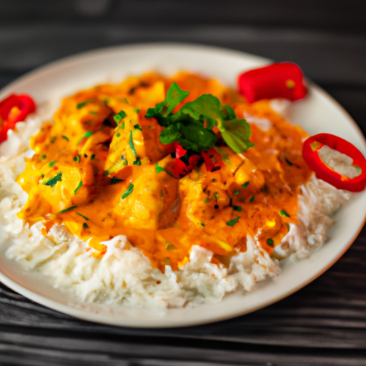 Tikka masala kuře s rýží