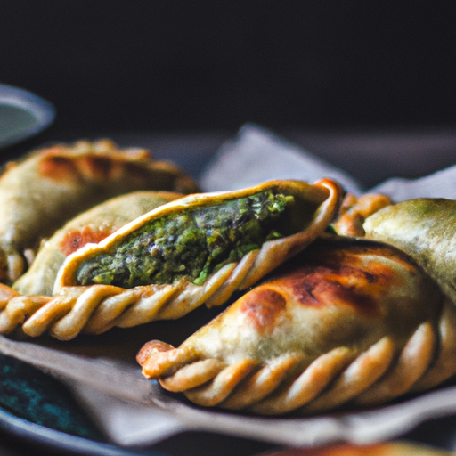 Kuřecí empanadas s chimichurri omáčkou