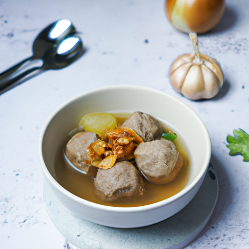 Bakso – indonéské masové kuličky.