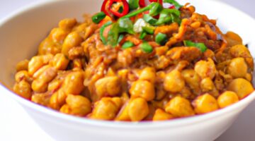 Chana masala s rýží a naanemdali.