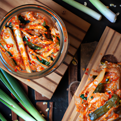 Kimchi – kvašená zelenina plná chutí.