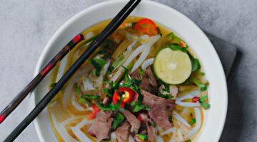 Phở Bo (hovězí nudlová polévka)