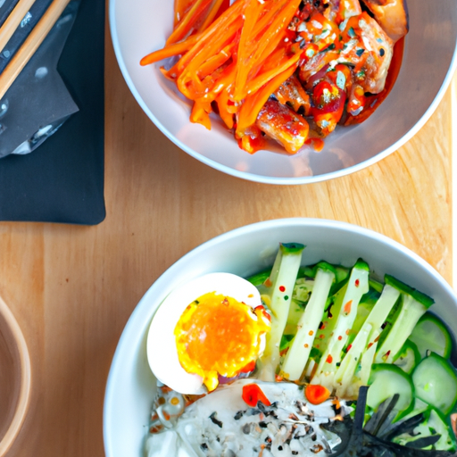 Bibimbap – korejská směs rýže a zeleniny