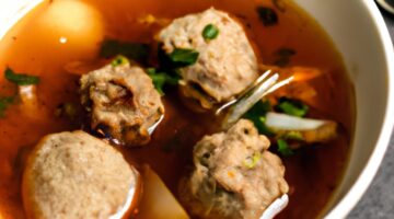 Bakso – indonéský masový polévka.