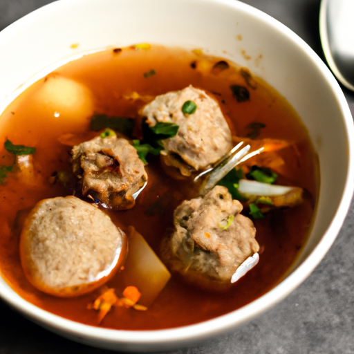 Bakso – indonéský masový polévka.