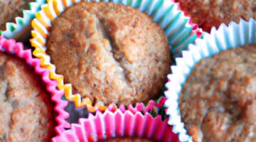 Veganské jablečné muffiny se skořicí