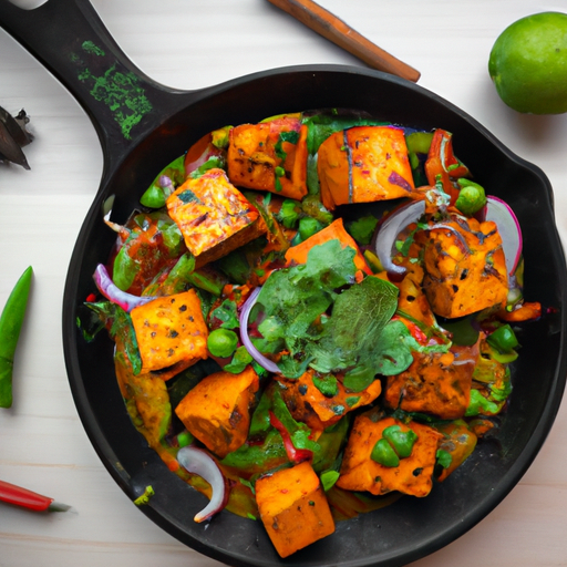 Masala Paneer s jarní zeleninou