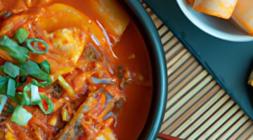 Kimchi jjigae (kimči polévka)