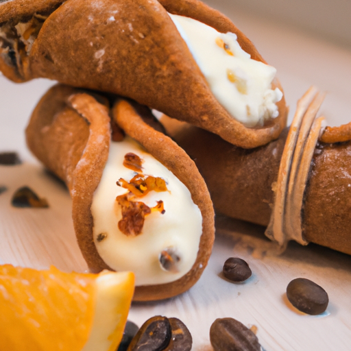 Cannoli s ricottovou náplní.