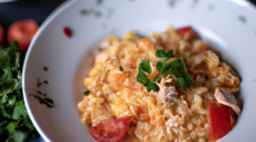 Risotto se žampiony a parmezánem