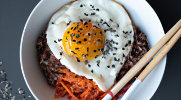 Bibimbap – korejské smažené rýže