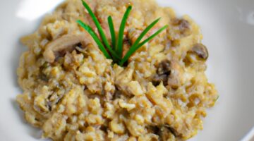 Risotto ai funghi recetto.