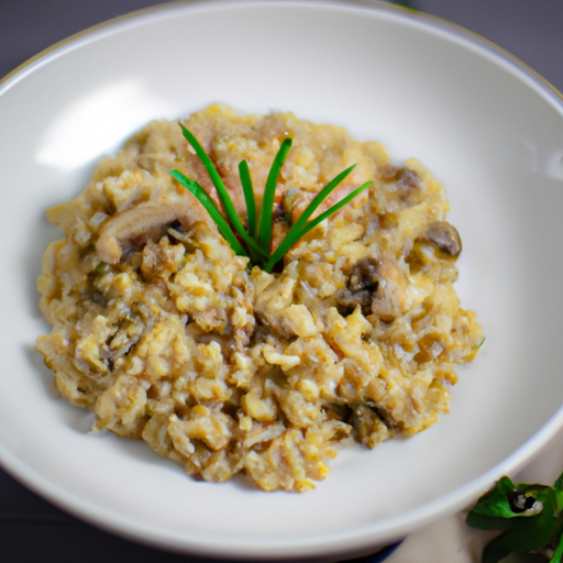 Risotto ai funghi recetto.