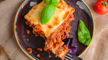 Lasagne s bolognese omáčkou