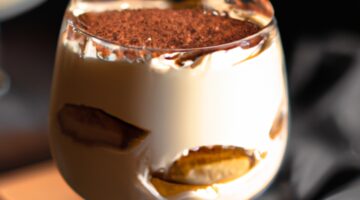 Tiramisu – italský dezert s mascarpone.