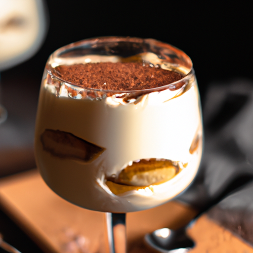 Tiramisu – italský dezert s mascarpone.