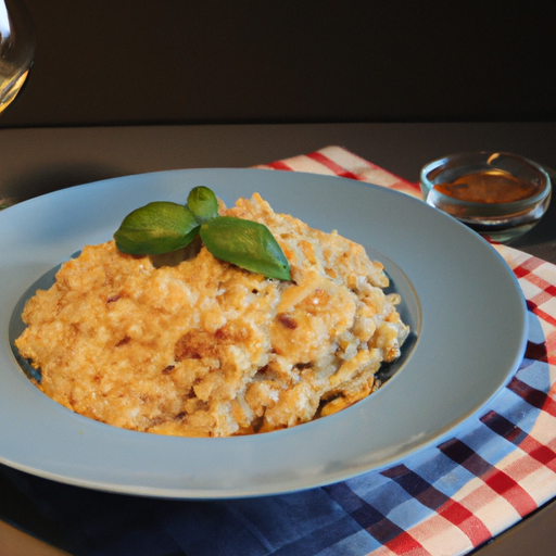 Risotto s houbami a parmazánem.