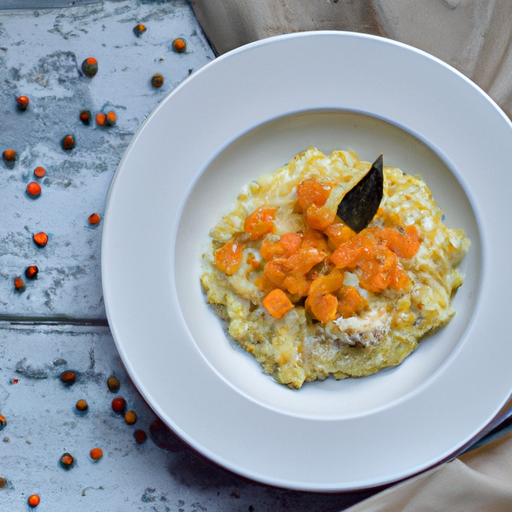 Risotto s houbami a šalotkou.