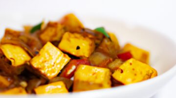 Veganské kung pao tofu