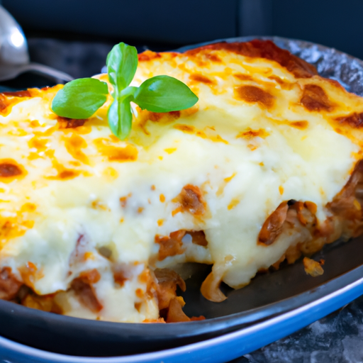 Lasagne s kuřecím masem a špenátem