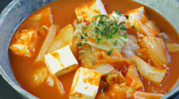 Kimchi jjigae s hovězím masem