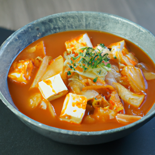 Kimchi jjigae s hovězím masem