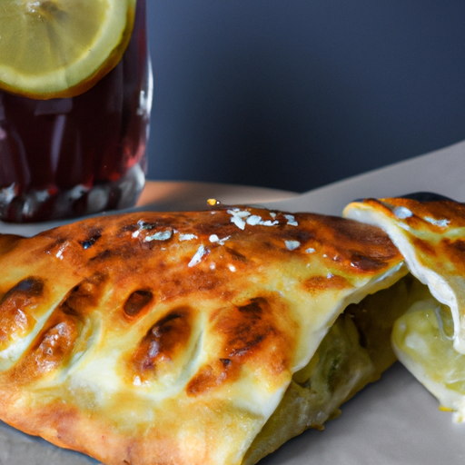 Smažená calzone s ricottou a šunkou