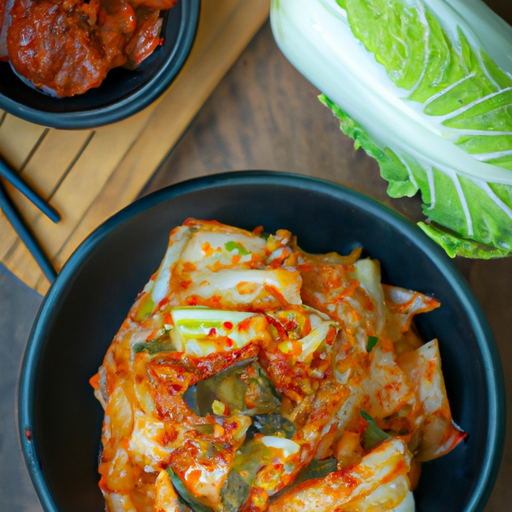 Kimchi – korejská tradiční zelenina.