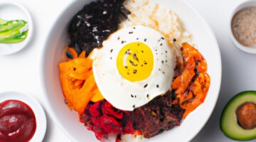 Bibimbap – korejská rýžová mísa.