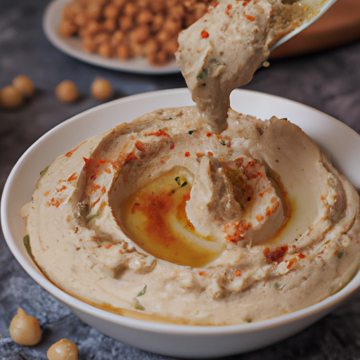 Hummus s tahini a cizrnou