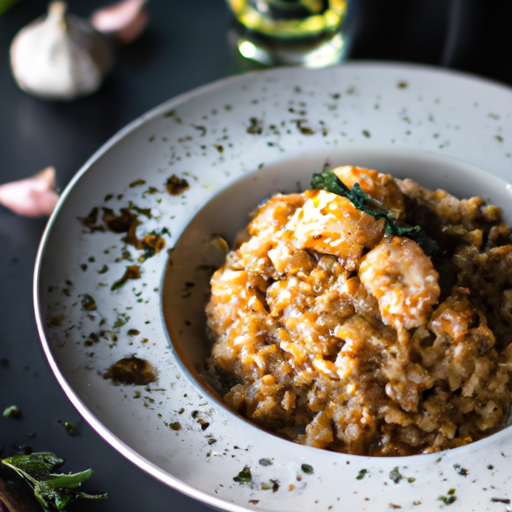 Risotto s hřívou sv. Jakuba