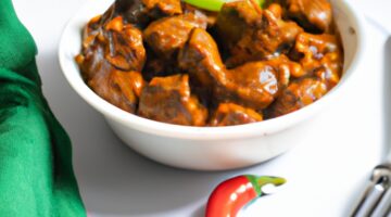 Hovězí vindaloo s chilli paprikou