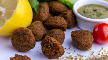 Falafel plněný zelím a rozinkami