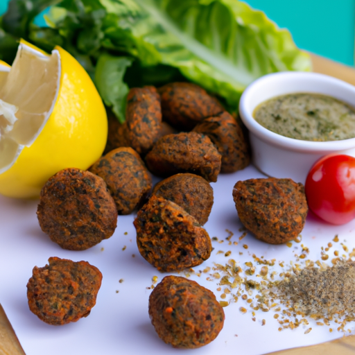 Falafel plněný zelím a rozinkami