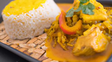 Recept na kuře korma s rýží