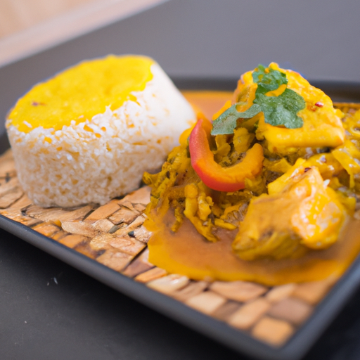 Recept na kuře korma s rýží