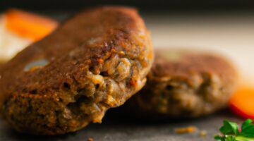 Kibbeh – Burger z bulguru.