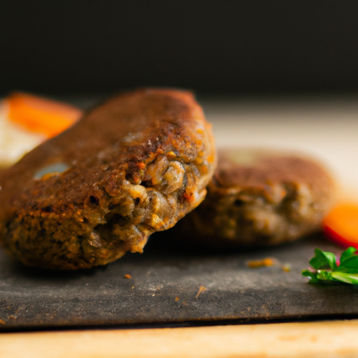 Kibbeh – Burger z bulguru.