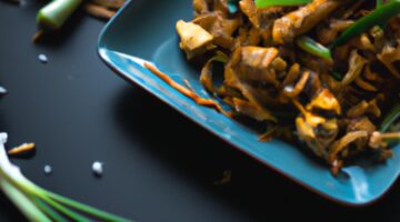 Kuřecí pad thai stir fry