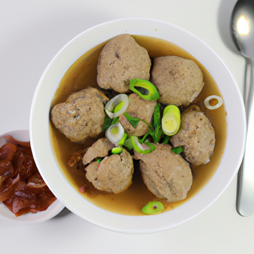 Bakso – indonéské masové kuličky.