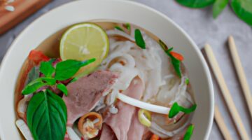 Pho bo- vietnamská polévka s hovězím.