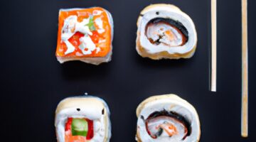 Sushi z čerstvého lososa