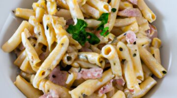 Penne alla carbonara – italská specialita.