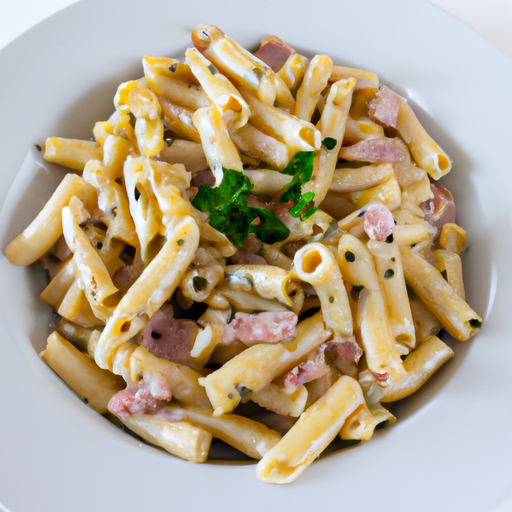 Penne alla carbonara – italská specialita.