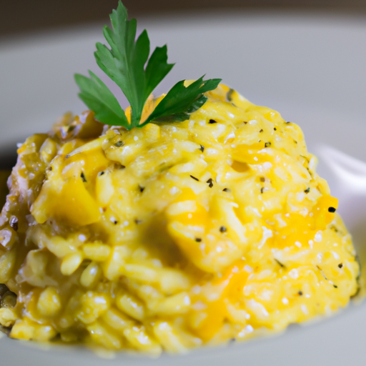 Risotto s hříbky a sýrem