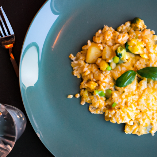 Risotto s hříbky a křepelčími vejci